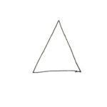 Drawing of a triangle