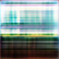 Abstract painting in blue and light green