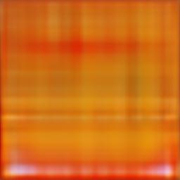 Abstract in orange and red stripes