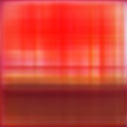 Abstract digital image in bright red and brown stripes