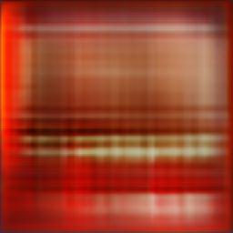 Digitl abstract in red and yellow