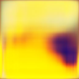 Yellow and purple abstract square