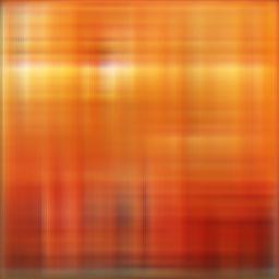 Abstract image in orange hues