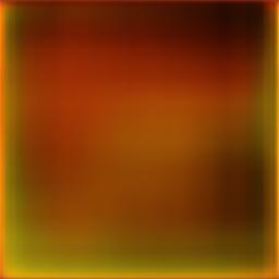Abstract image with oranges and green