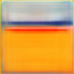 Orange and blue striped abstract